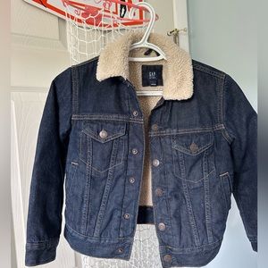 Gap Denim Jacket Kids Sherpa lined